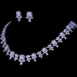 Adorable AAA+ Quality Zircon Diamonds 2 Piece Bridal Set for Luxury Wedding Jewelry Set - BridalSparkles