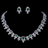 Adorable AAA+ Quality Zircon Diamonds 2 Piece Bridal Set for Luxury Wedding Jewelry Set - BridalSparkles