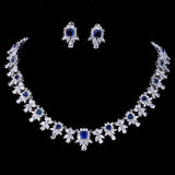 Adorable AAA+ Quality Zircon Diamonds 2 Piece Bridal Set for Luxury Wedding Jewelry Set - BridalSparkles