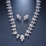 Adorable AAA+ Quality Zircon Diamonds 2 Piece Bridal Set for Luxury Wedding Jewelry Set - BridalSparkles