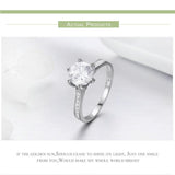 High Quality 925 Sterling Silver Princess Square AAAA+ CZ WEdding Bridal Ring - BridalSparkles