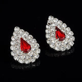 Luxurious AAA+ Austrian Rhinestone Crystals Necklace Earrings Wedding Jewelry Sets - BridalSparkles