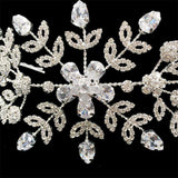 New Vintage Luxury Headpiece AAAA+ Quality CZ Diamonds  Bridal Leaf Headpiece
