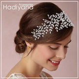 Bride Wedding Tiaras With AAA+ Quality Zircon Diamonds Soft Luxury Barrettes - BridalSparkles