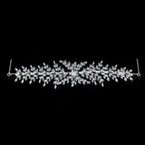 Bride Wedding Tiaras With AAA+ Quality Zircon Diamonds Soft Luxury Barrettes - BridalSparkles