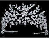 Bride Wedding Tiaras With AAA+ Quality Zircon Diamonds Soft Luxury Barrettes - BridalSparkles