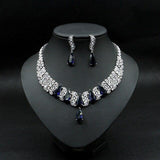 Luxury AAAA+ High Quality Bridal Zirconia Jewelry Set for Wedding Necklace Earring - BridalSparkles