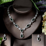 New Design Beautiful AAAA+ Cubic Zirconia Wedding Party Necklace Jewelry Set - BridalSparkles