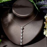 Lovely AAAA+ Cubic Zirconia Diamonds Wedding Jewelry Set - BridalSparkles