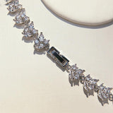 New Luxury High Quality AAA+ CZ Diamonds Bridal Necklace Set - BridalSparkles