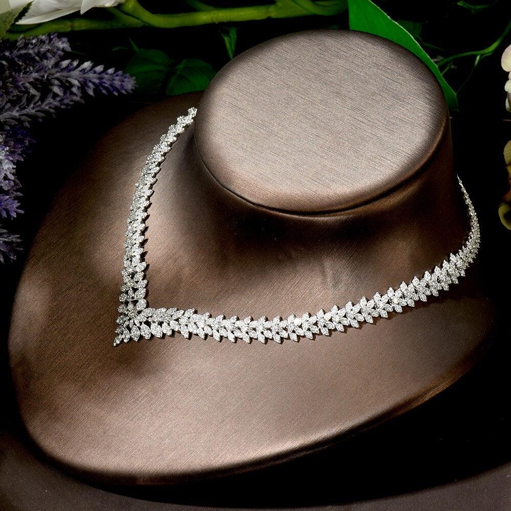 Super Elegant Noble Luxury AAA+CZ Diamonds Wedding Jewelry - BridalSparkles