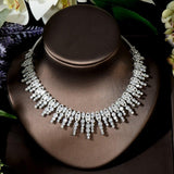 Brilliant AAA+ Cubic Zirconia Diamonds 4 Pcs Wedding Jewelry Sets - BridalSparkles