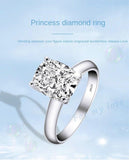 Captivating Lab Diamond Solitaire Wedding Ring - BridalSparkles