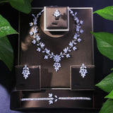 Fashion AAAA High Quality Zircon Diamonds Bridal Set