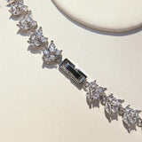 New Luxury High Quality AAA+ CZ Diamonds Bridal Necklace Set - BridalSparkles