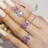 Gorgeous 3pcs Pack Engagement Wedding Bridal Jewelry Set - BridalSparkles