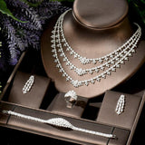 Delightful Luxury AAA+ Cubic Zirconia Diamonds Geometric Design Jewelry