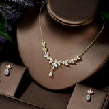 Charming Clear AAA+ Cubic Zirconia Diamonds Wedding Jewelry Sets