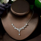 Charming Clear AAA+ Cubic Zirconia Diamonds Wedding Jewelry Sets - BridalSparkles