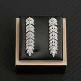 Noble Luxury Elegant 4 PCS Necklace Earrings Bracelet Ring Set - BridalSparkles