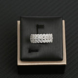 Noble Luxury Elegant 4 PCS Necklace Earrings Bracelet Ring Set - BridalSparkles