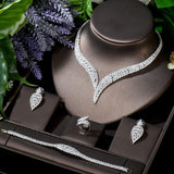 Luxury New Design AAA+ Cubic Zirconia Diamonds Large Bridal Set