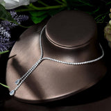Hot Selling - Luxury Water Drop AAA+ Cubic Zirconia Diamonds 2Pcs Bridal Jewelry Set - BridalSparkles