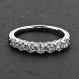 High Quality Jewelry Natural Moissan Diamond Anniversary Wedding Ring - BridalSparkles