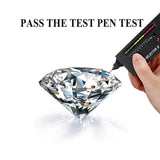 High Quality Jewelry Natural Moissan Diamond Anniversary Wedding Ring - BridalSparkles