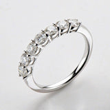 High Quality Jewelry Natural Moissan Diamond Anniversary Wedding Ring - BridalSparkles