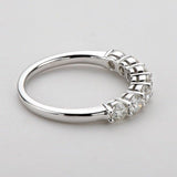 High Quality Jewelry Natural Moissan Diamond Anniversary Wedding Ring - BridalSparkles