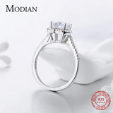 Gorgeous Heart shape AAAAA Quality CZ 925 Sterling Silver Wedding Ring - BridalSparkles