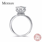 Classic AAAA Quality Zircon 925 Sterling Silver wedding Ring - BridalSparkles