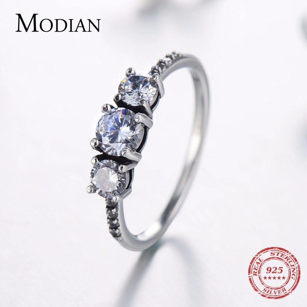 Classy Vintage 925 Sterling Silver AAAA+ Quality Cubic Zirconia Wedding Ring - BridalSparkles
