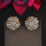 Elegant Shiny High Quality AAAA+ Cubic Zirconia Diamonds Bridal Jewelry Set - BridalSparkles