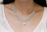 High Quality AAA+ Cubic Zirconia Diamonds Luxury Bridal Wedding Jewelry Set - BridalSparkles