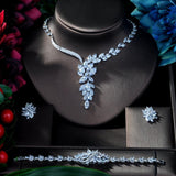 New Design - Italian AAA+ Cubic Zirconia Diamonds Bridal Jewelry Set